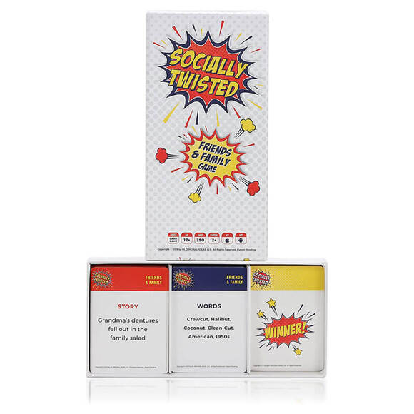 NIB Socially Twisted Friends & Family Party Card Game – Ages 17+ - Picture 5 of 9